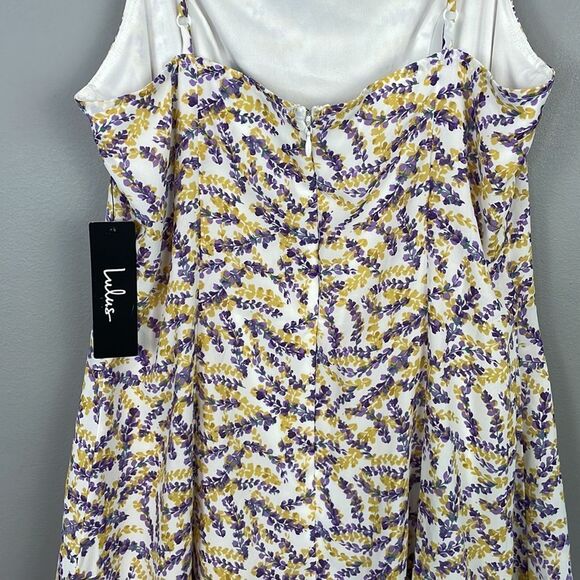 Lulu’s Brynne Floral Print Mini Dress. Size Small. New With Tags. - Picture 11 of 16